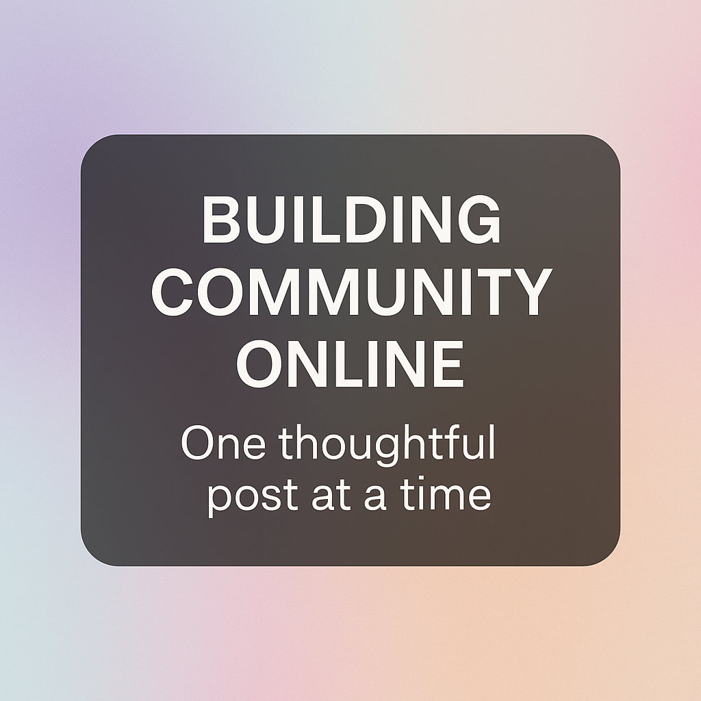 building community online