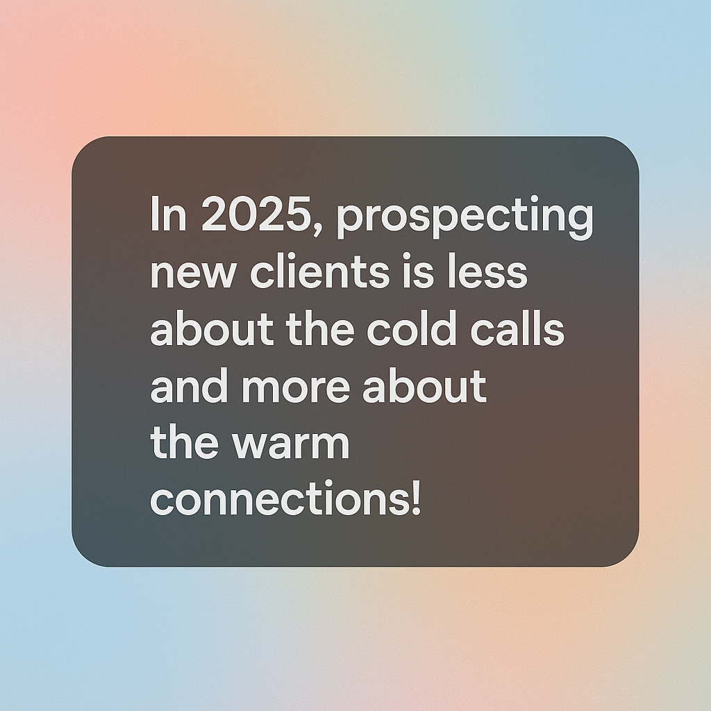 prospecting new clients