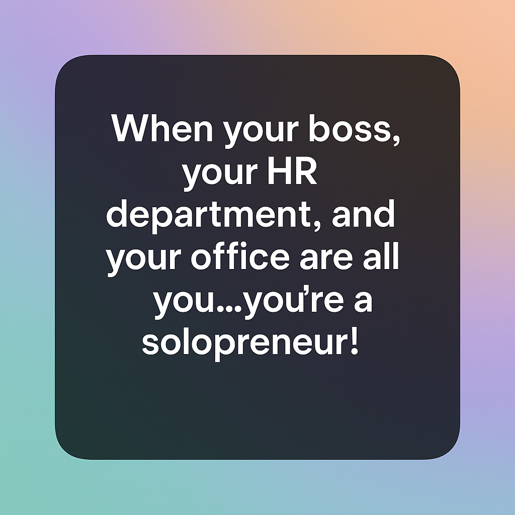 what is a solopreneur