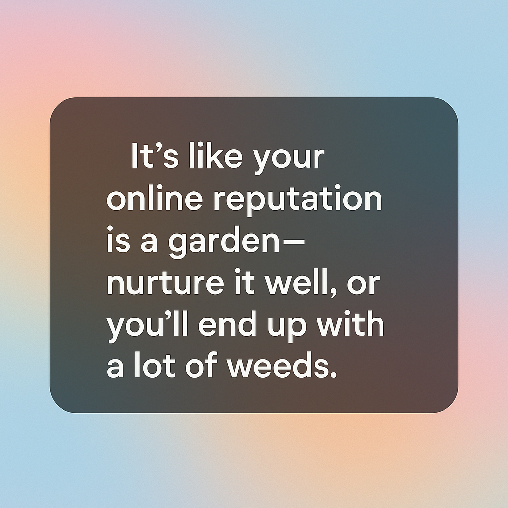 what is online reputation