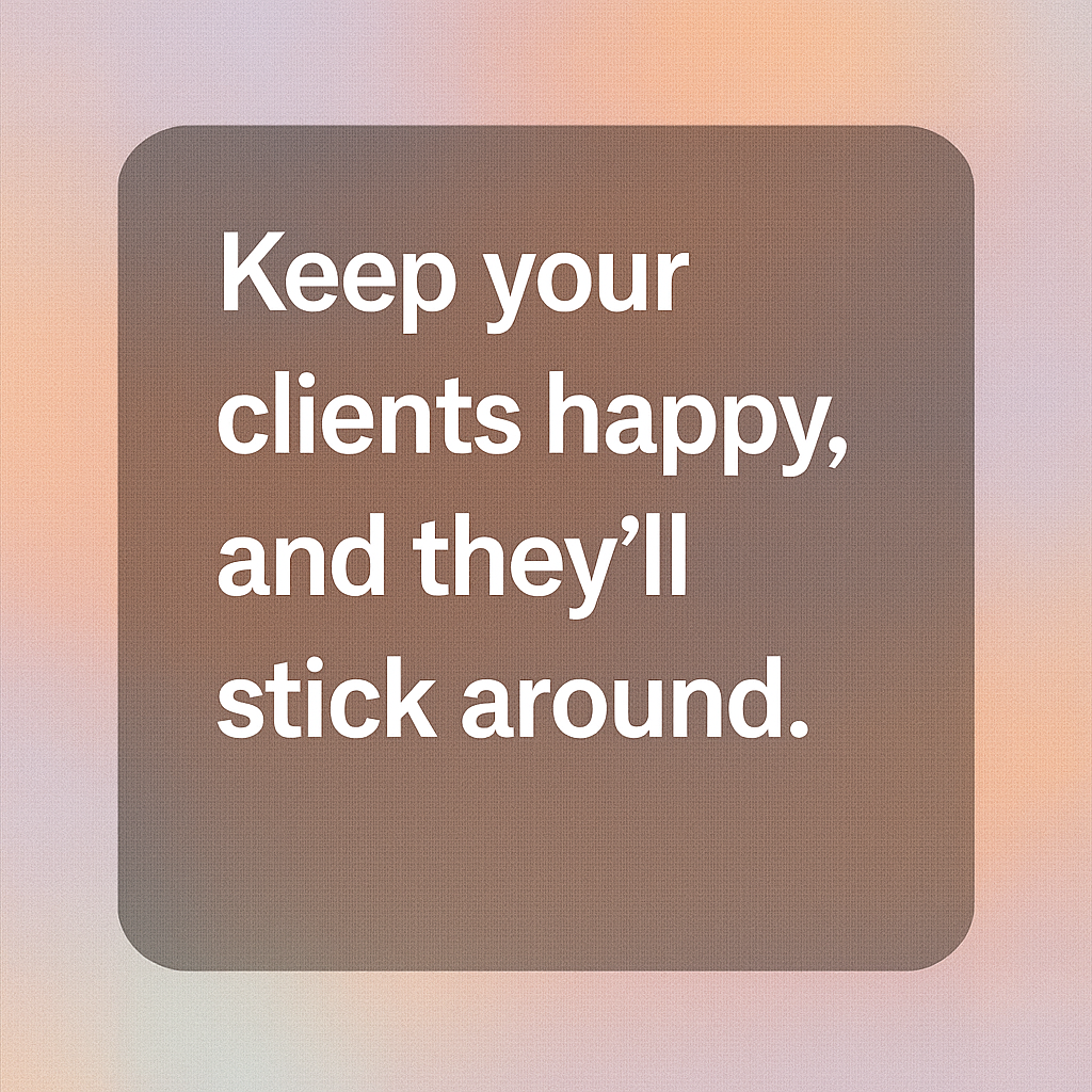 improve client retention