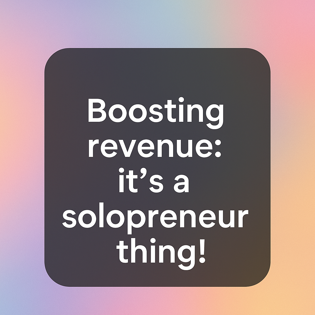 Driving Revenue: Essential Guide for Solopreneurs 2 driving revenue