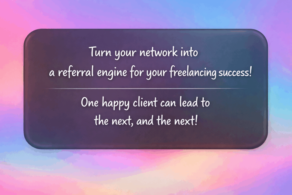 role of referrals in freelancing