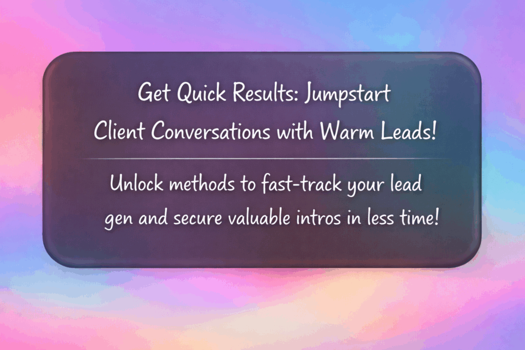 lead generation for freelancers