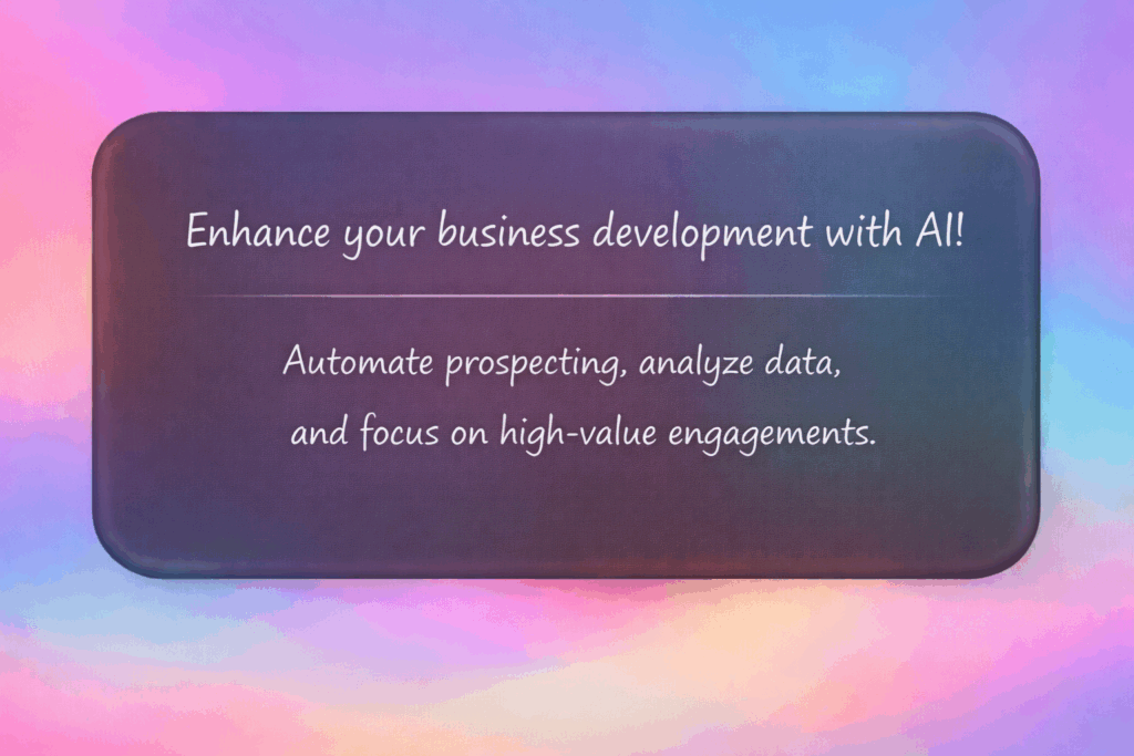 role of ai in business development