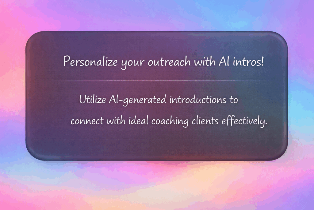 business development for coaches